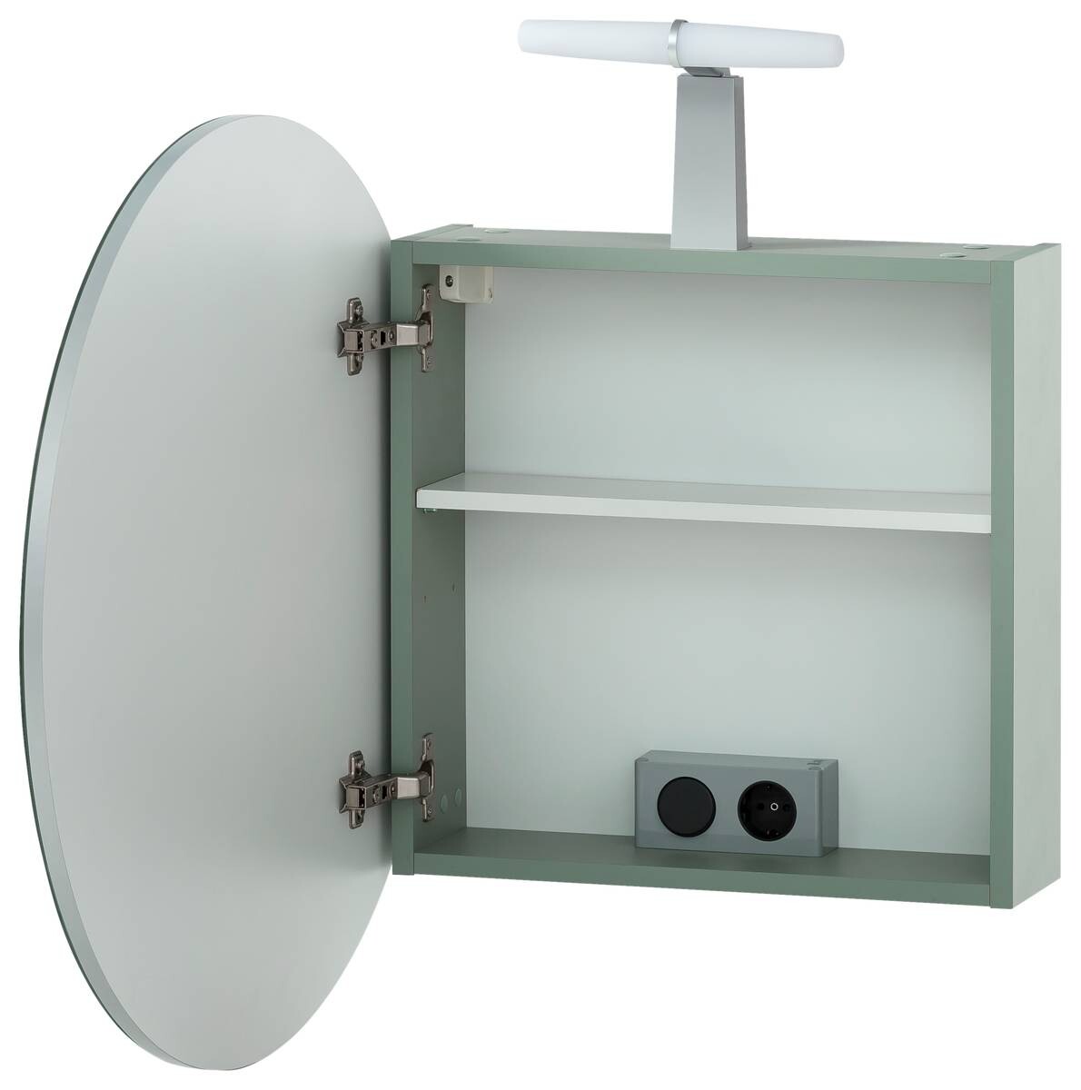 Spiegelschrank Bjarne Pistazie B/H/T: ca. 65x68,3x15,7 cm