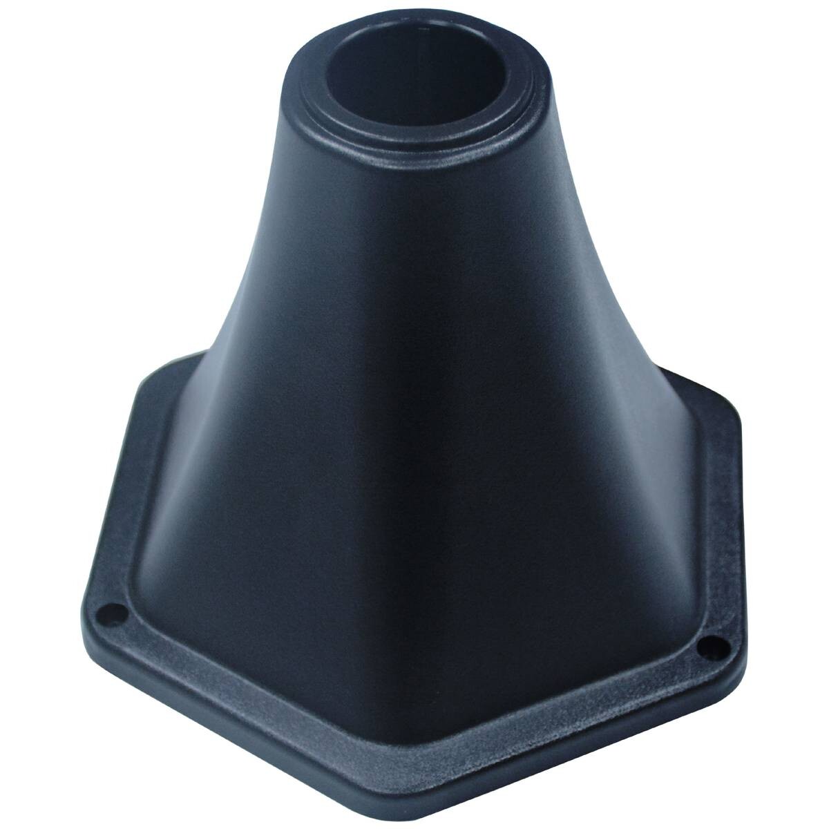 Solarlaterne mit Blumentopf schwarz Aluminium Edelstahl Polypropylen B/H/L: ca. 55x189x60 cm