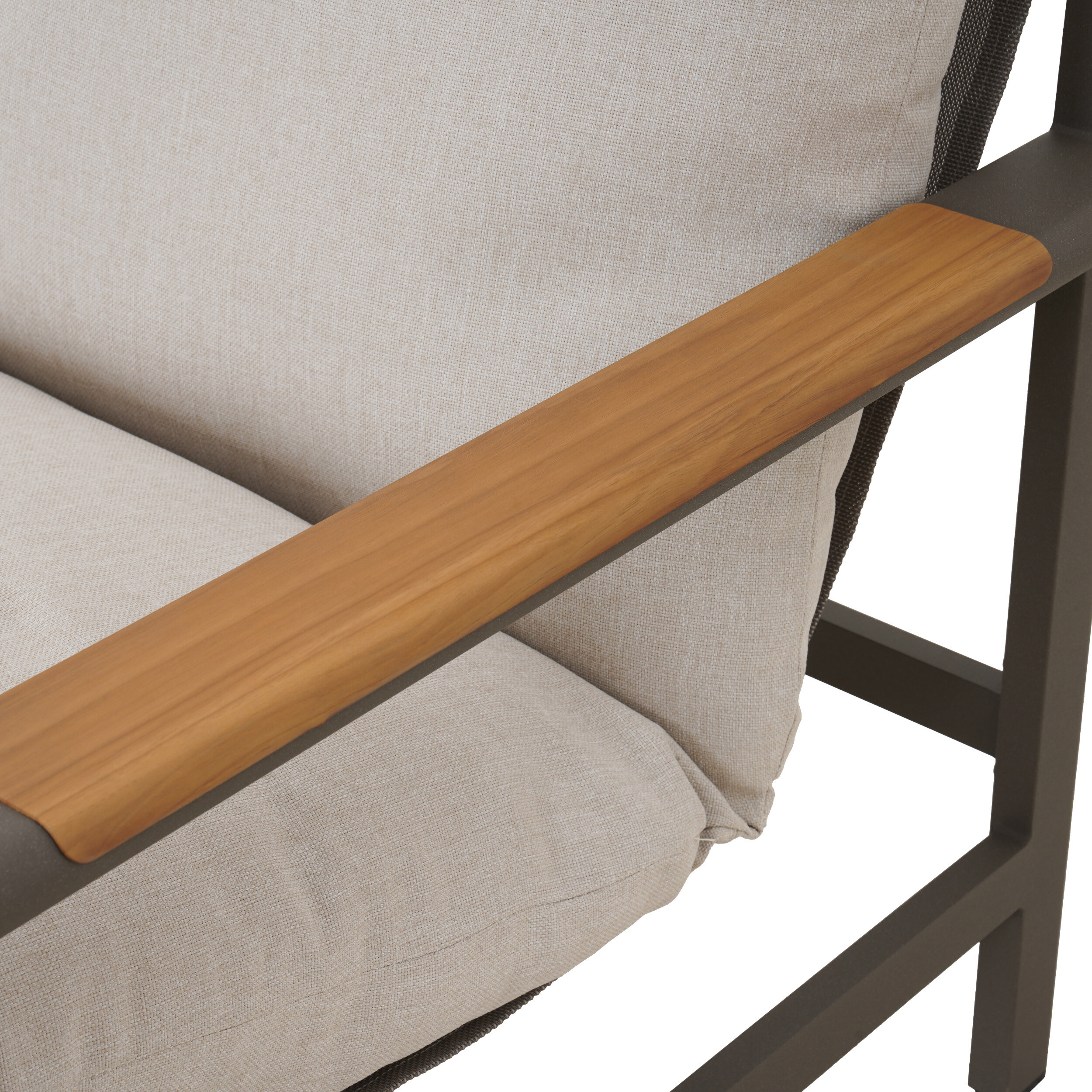 POCOline Gartensitzgruppe Kos grau Alu