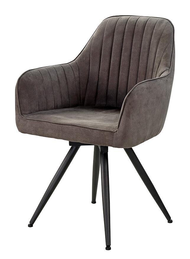 Armlehnstuhl grau Vintage Microfaser B/H/T: ca. 58x85x55 cm Armlehnstuhl grau Vintage Microfaser B/H/T: ca. 58x85x55 cm