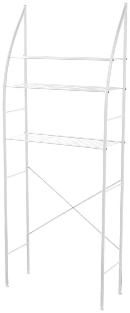 Regal weiß Stahl B/H/L: ca. 25x166x66 cm