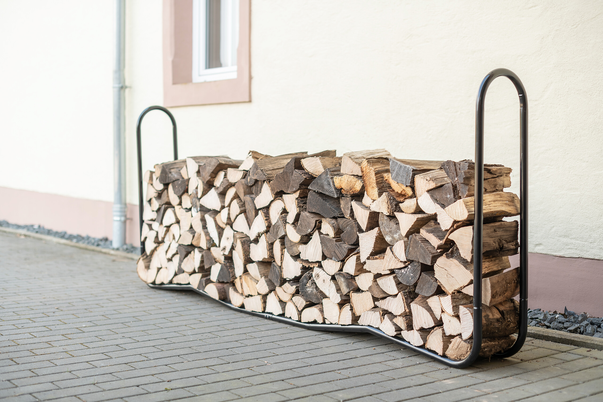 ShelterLogic Kaminholzregal schwarz B: ca. 244 cm ca. 9 kg