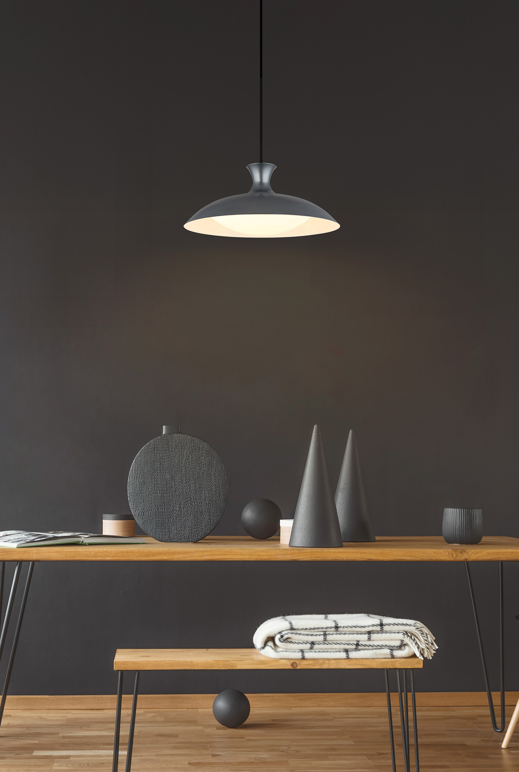 GLOBO Pendelleuchte Metall H/D: ca. 150x40 cm 1.0 Brennstellen