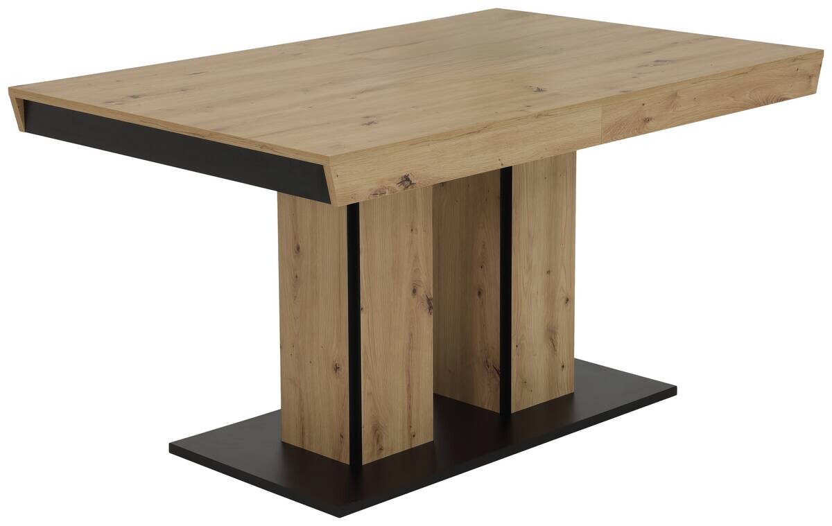 Essgruppe Agnes I Eiche anthrazit Holzwerkstoff B/H/T: ca. 220x76x90 cm