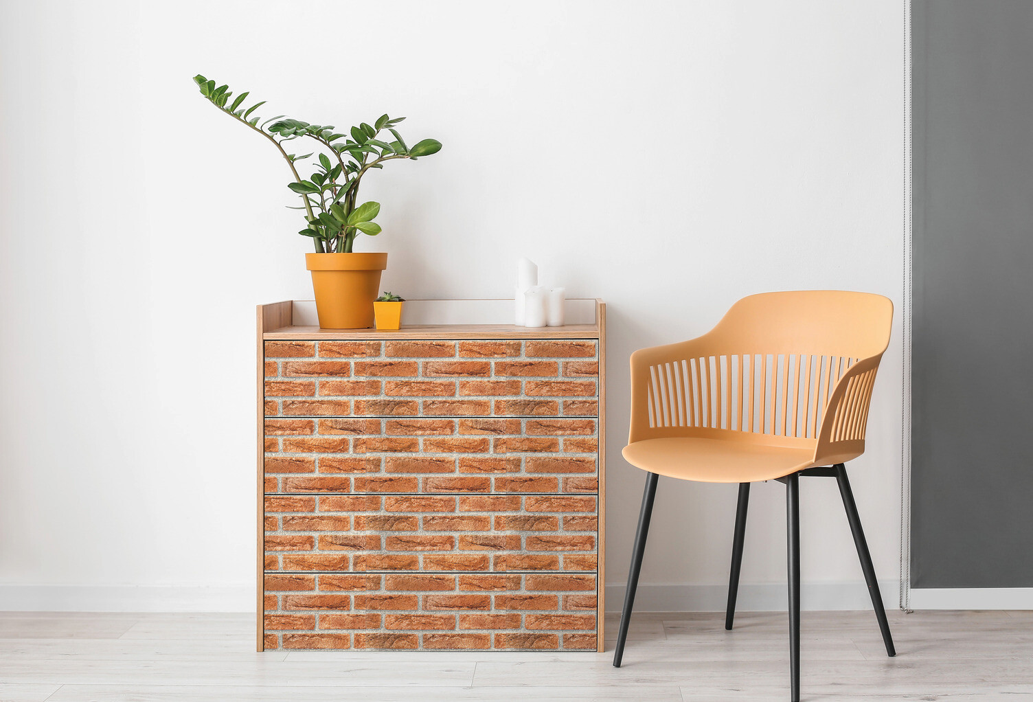 d-c-fix Dekofolie Steine Ahaus Steine rotbraun B/L: ca. 45x200 cm