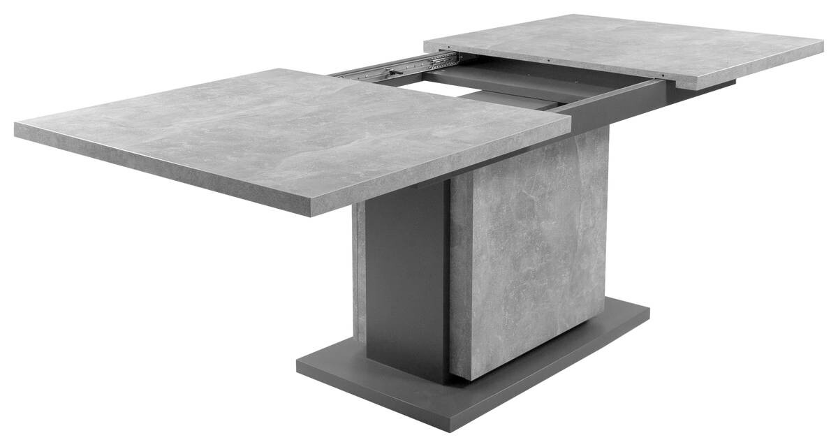 Tisch BRITTA Beton Optik anthrazit B/H/T: ca. 160x75x90 cm