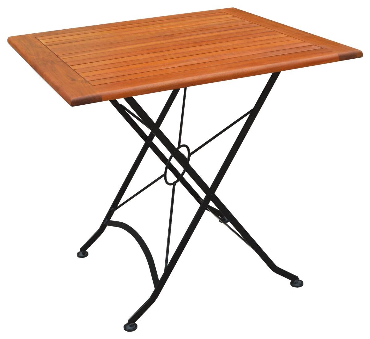 Acamp Gartensitzgruppe Lindau schwarz Holz B/H/L: ca. 80x75x80 cm