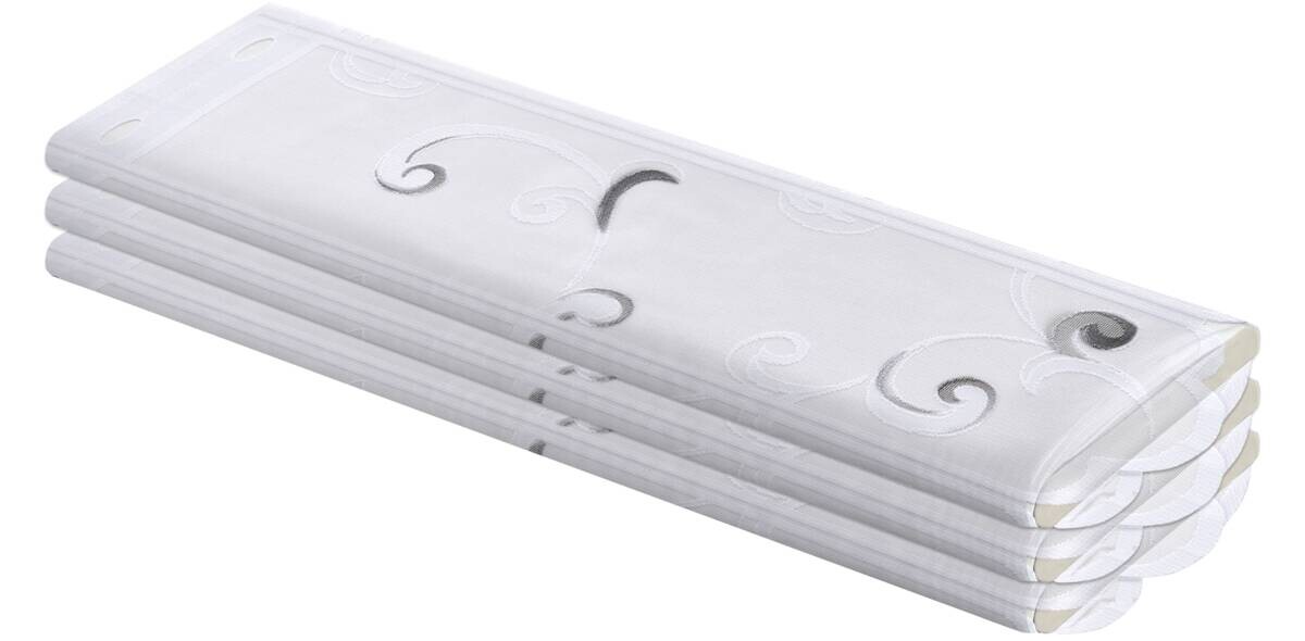 Scheibengardinen-Meterware schwarz H: ca. 60 cm