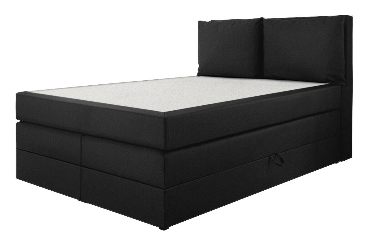 Boxspringbett Lissy schwarz Liegefläche B/L: ca. 140x200 cm