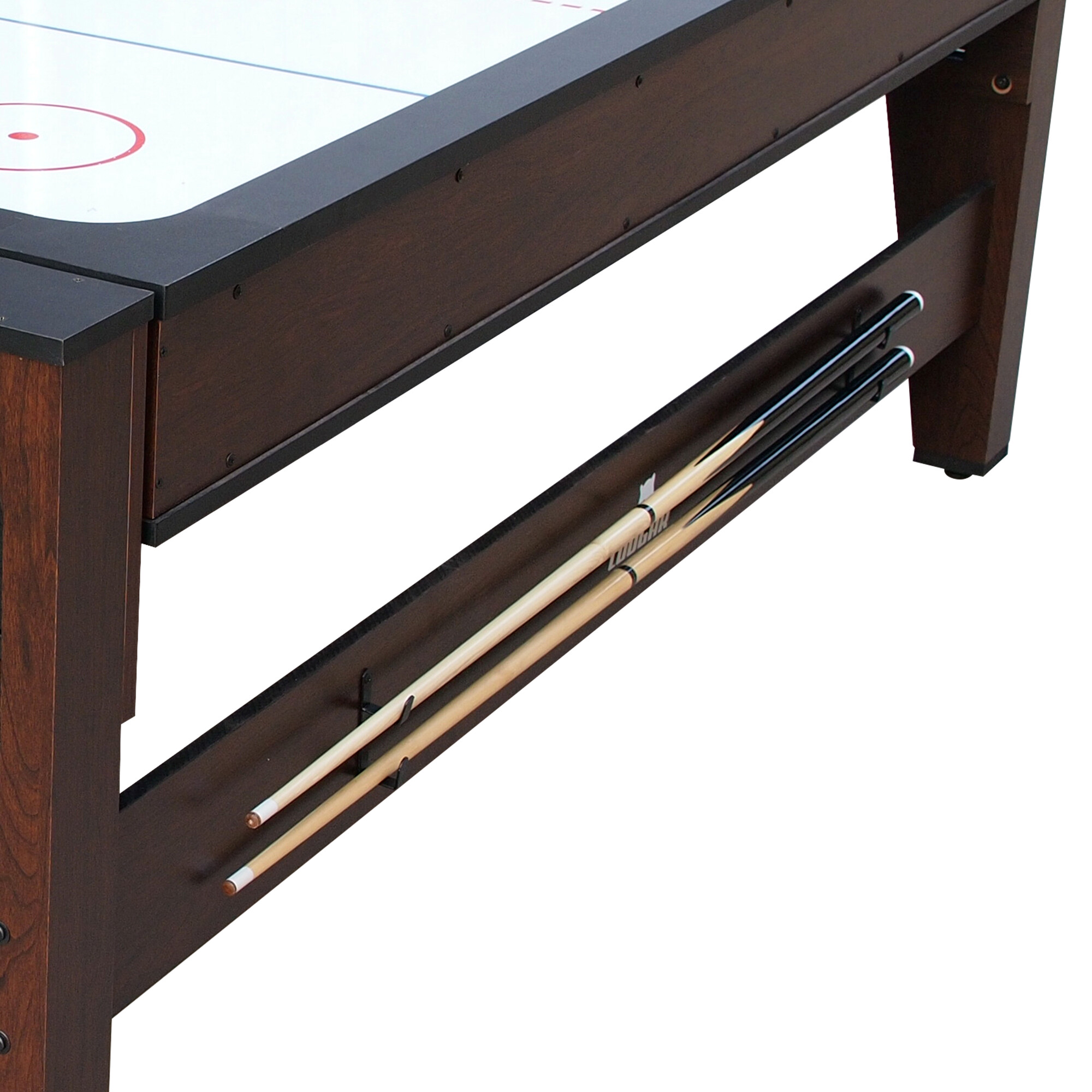 Cougar Pool- und Airhockeytisch Reverso B/H/L: ca. 107x81x216 cm