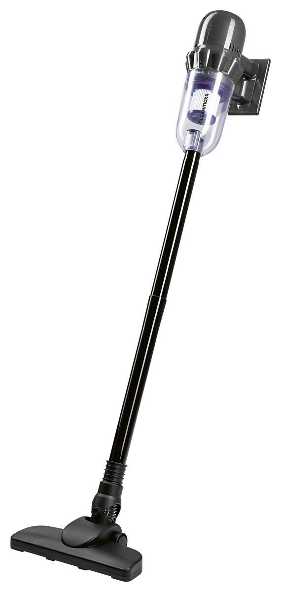 CLEANmaxx Akku-Hand-&-Bodenstaubsauger grau lila B/H/L: ca. 17,5x24,5x36 cm