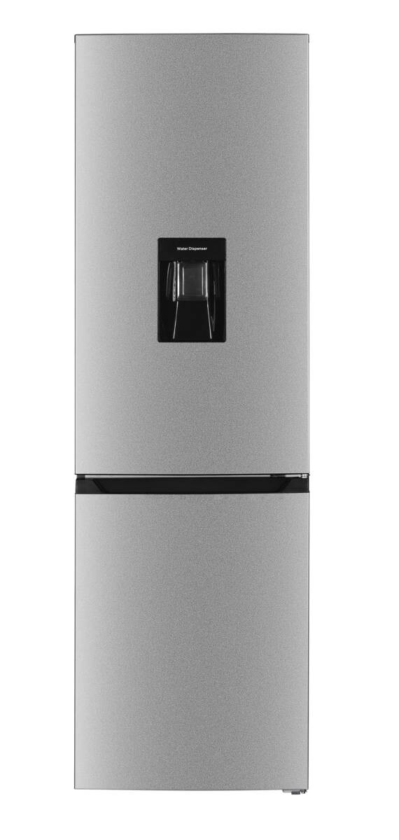 Wolkenstein Kühl-/Gefrierkombination WKG180NFDIXWD Edelstahloptik B/H/T: ca. 55x181x60 cm