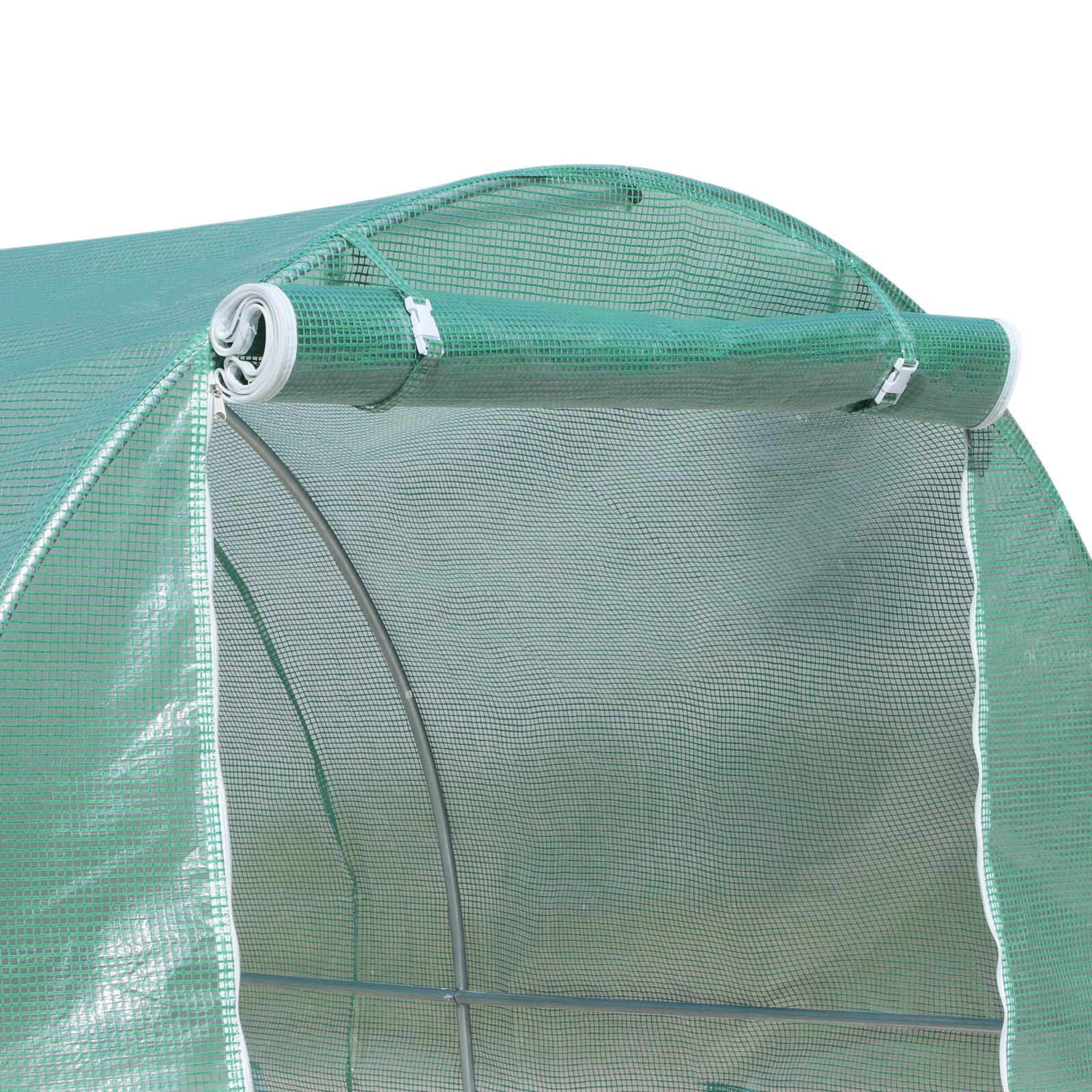 Outsunny Foliengewächshaus B/H/L: ca. 200x210x500 cm