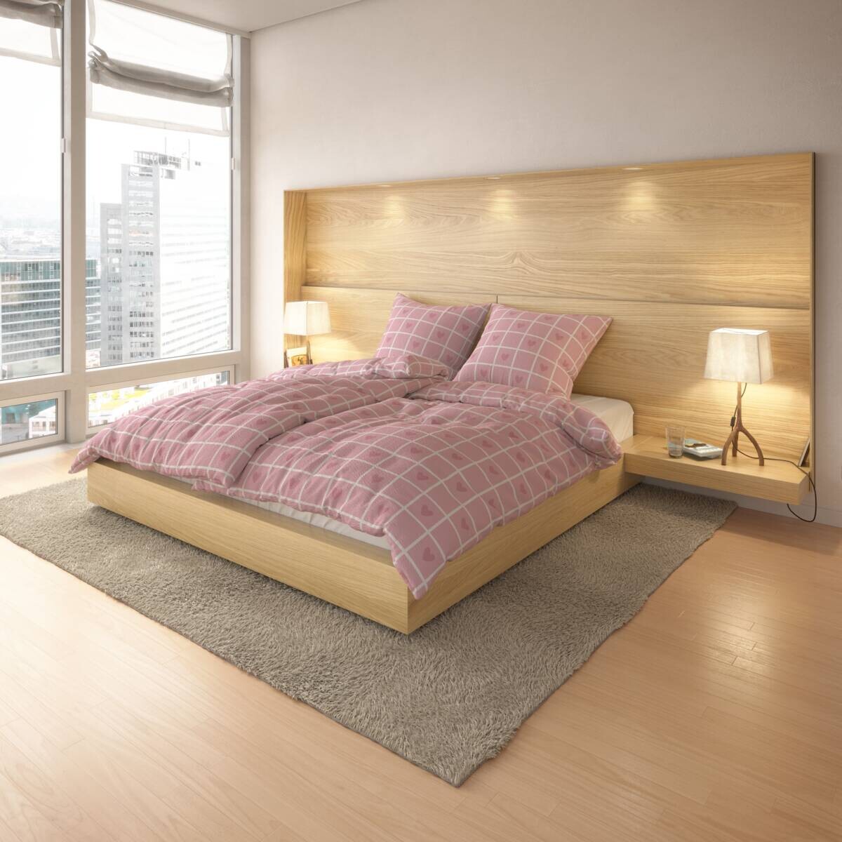 Microfaser Bettwäsche Seersucker