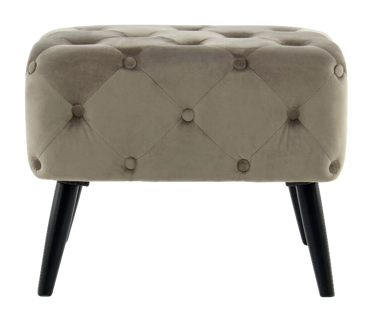 360 Living Hocker Piano 100 taupe schwarz B/H/T: ca. 60x48x40 cm