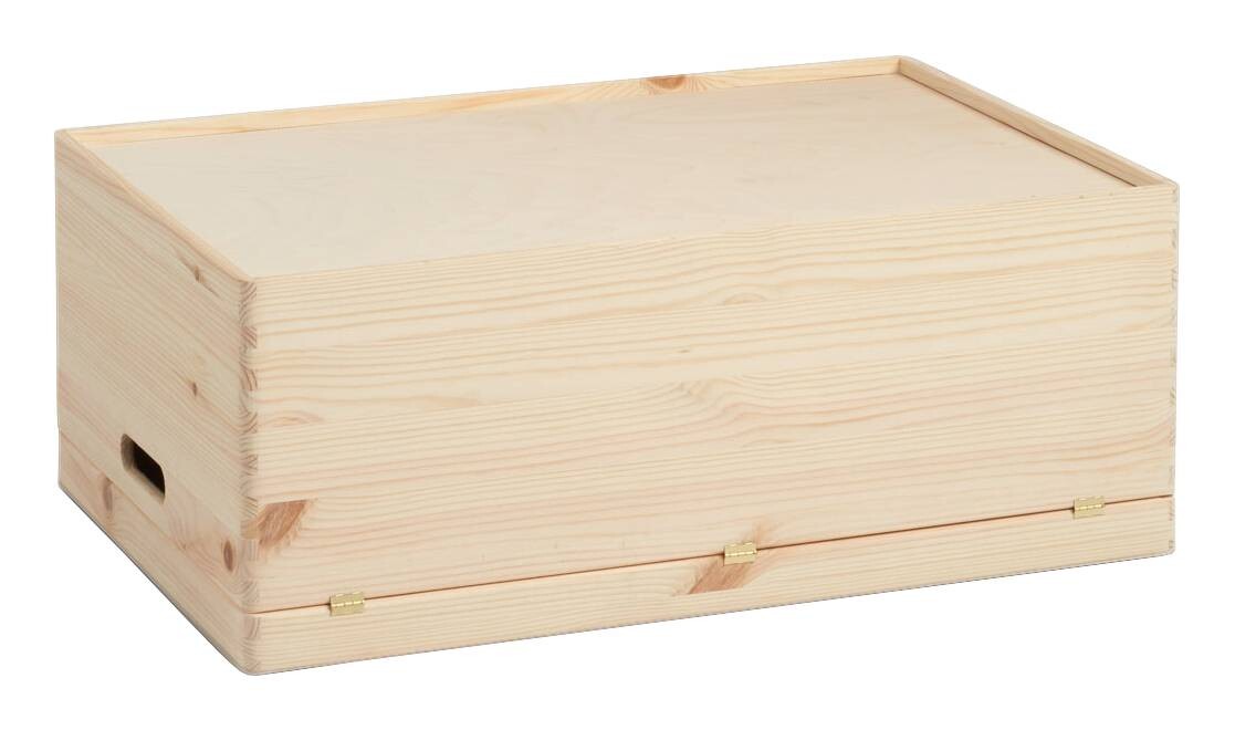 Zeller Allzweckkiste natur Kiefer B/H/L: ca. 60x24x40 cm