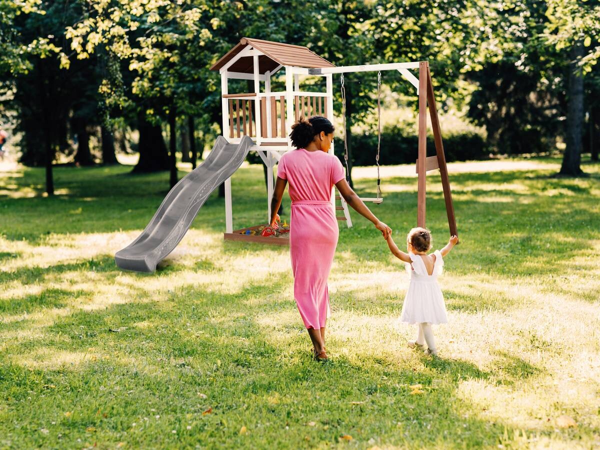 AXI Spielturm Beach Tower braun B/H/L: ca. 284x242x349 cm