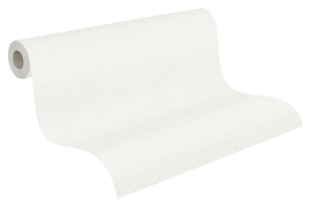 A.S.Creation Vliestapete Attractive Uni weiß B/L: ca. 53x1005 cm