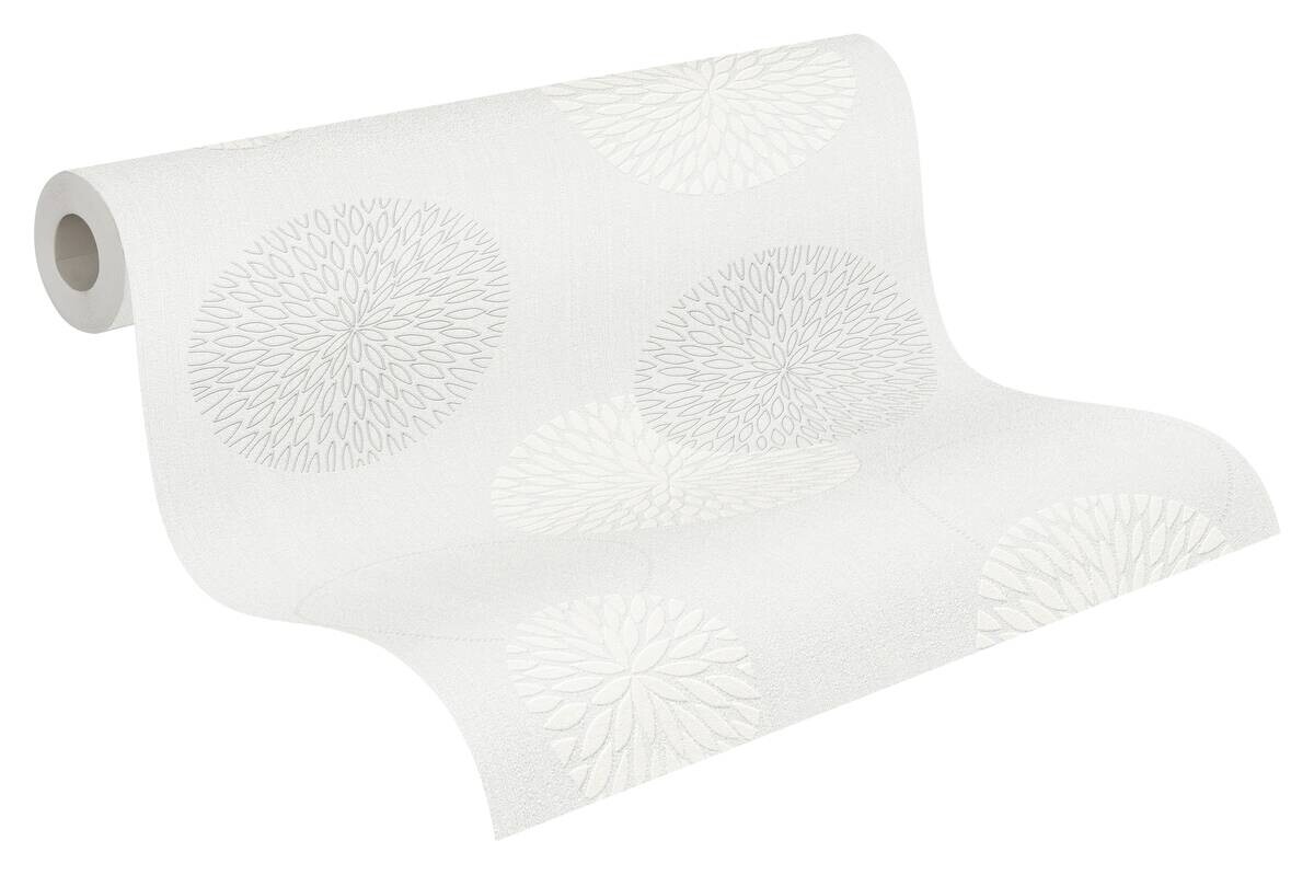 A.S.Creation Vliestapete Black & White Punkte creme B/L: ca. 53x1005 cm