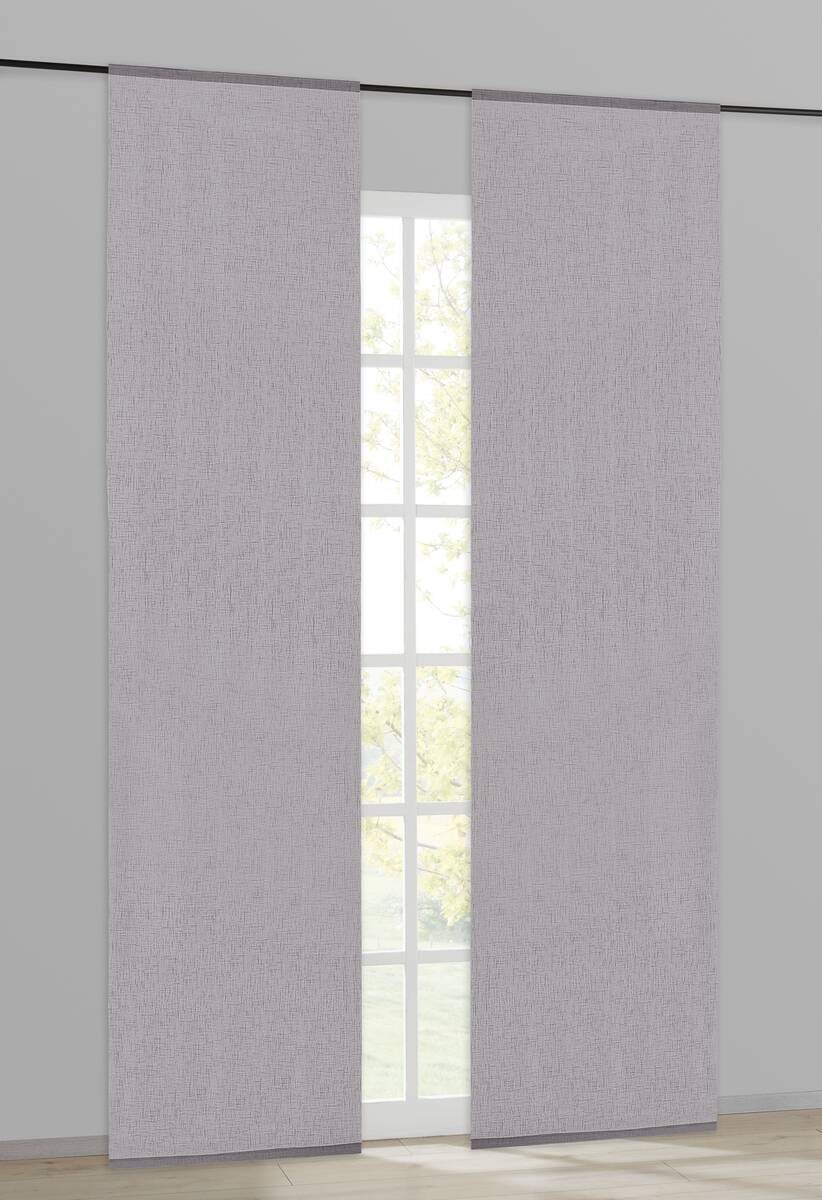 Happy Home Schiebevorhang grau B/L: ca. 60x245 cm