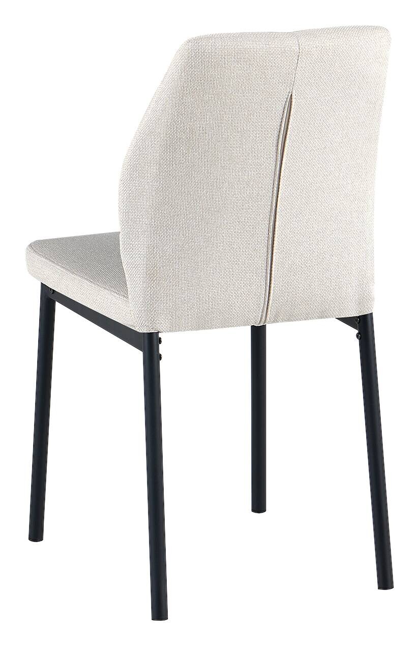 Stuhl Marbella beige Webstoff B/T: ca. 45x56 cm