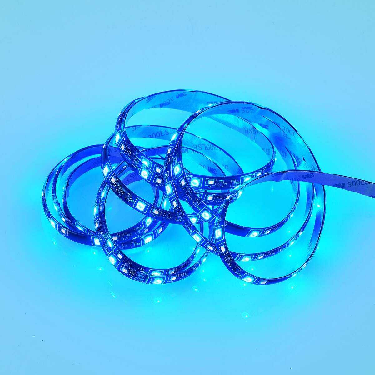 Lichtband schwarz Kunststoff B/L: ca. 1x300 cm