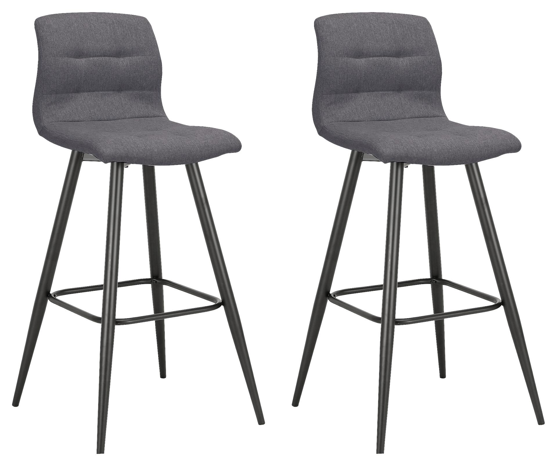 Tischgruppe Nele anthrazit Stoff