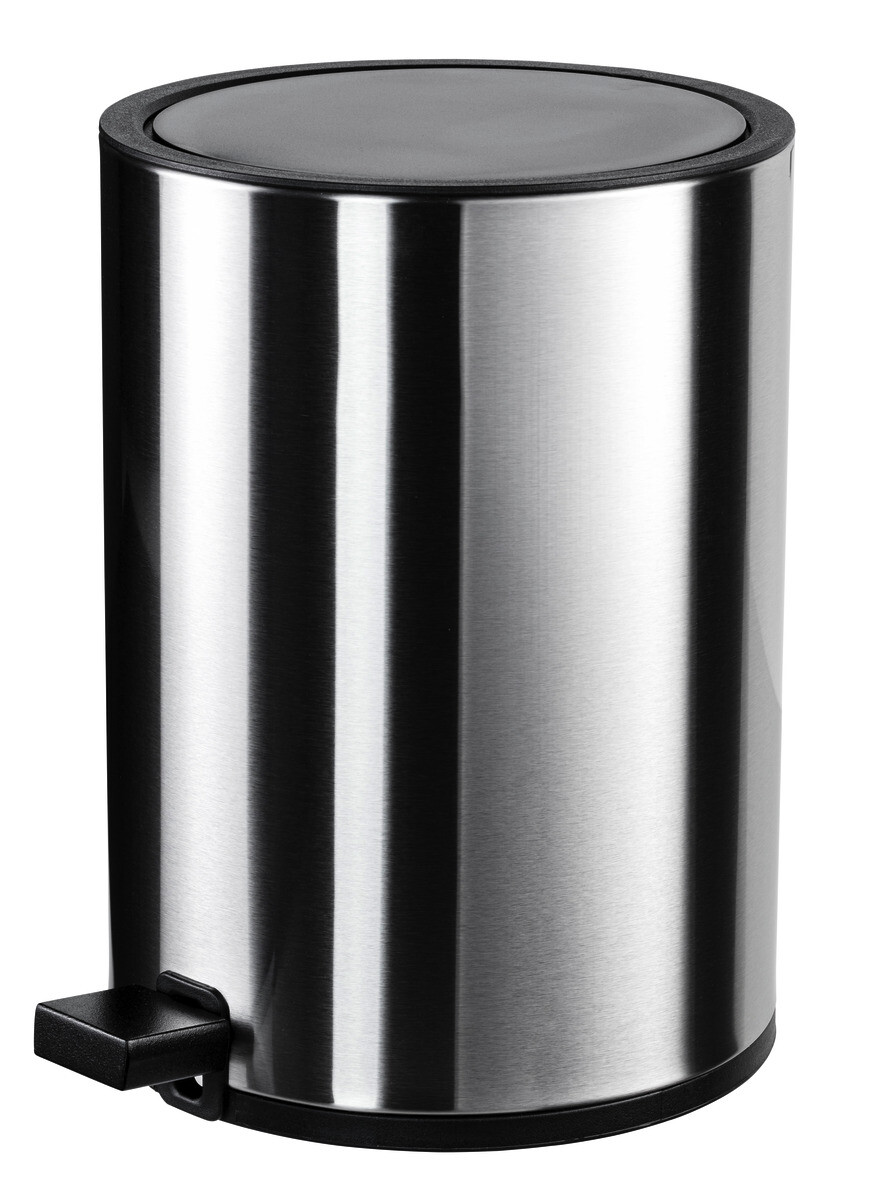 Kosmetikeimer silber Edelstahl H/D: ca. 26x19 cm ca. 3 l