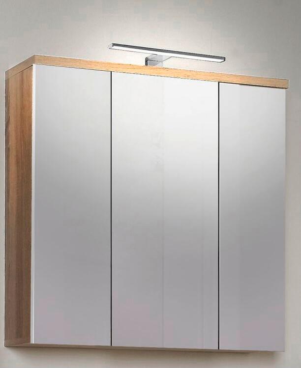 Spiegelschrank  Eiche Sonoma Nachbildung B/H/T: ca. 68,6x68,1x20 cm