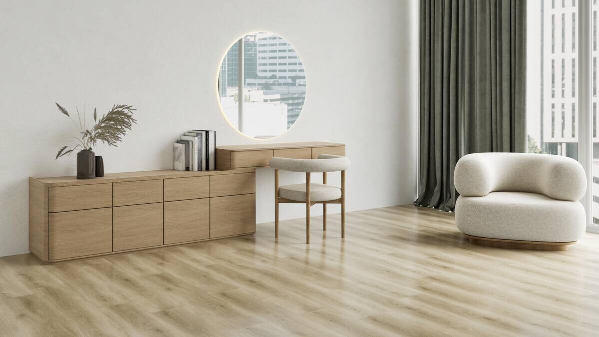 Click-Vinylboden Buchrasen ca. 2,782 m² im Paket B/L: ca. 22,8x122 cm pro Paket