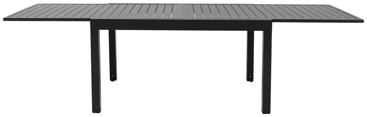 POCOline Gartentisch dunkelgrau Aluminium B/H/L: ca. 90x75x135 cm