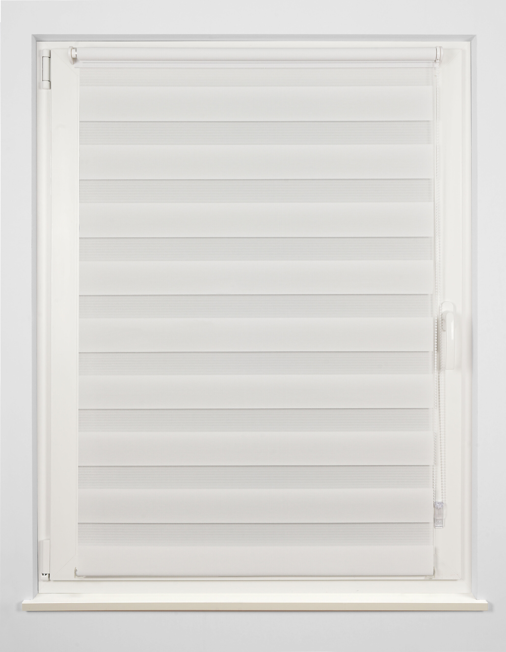 Doppelrollo Just weiß B/L: ca. 120x160 cm