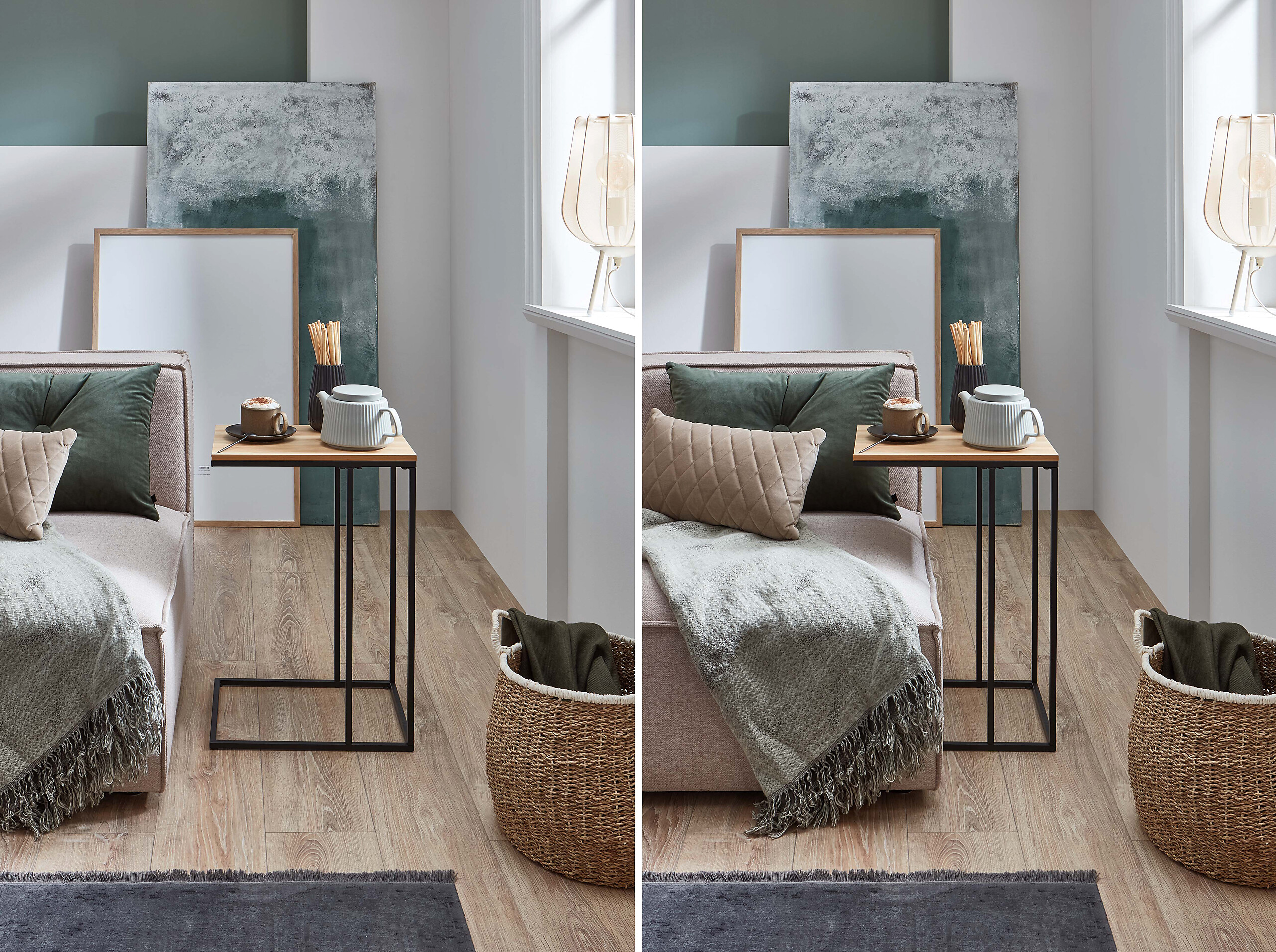 xonox.home Couchtisch schwarz Artisan B/H/T: ca. 30x58x40 cm