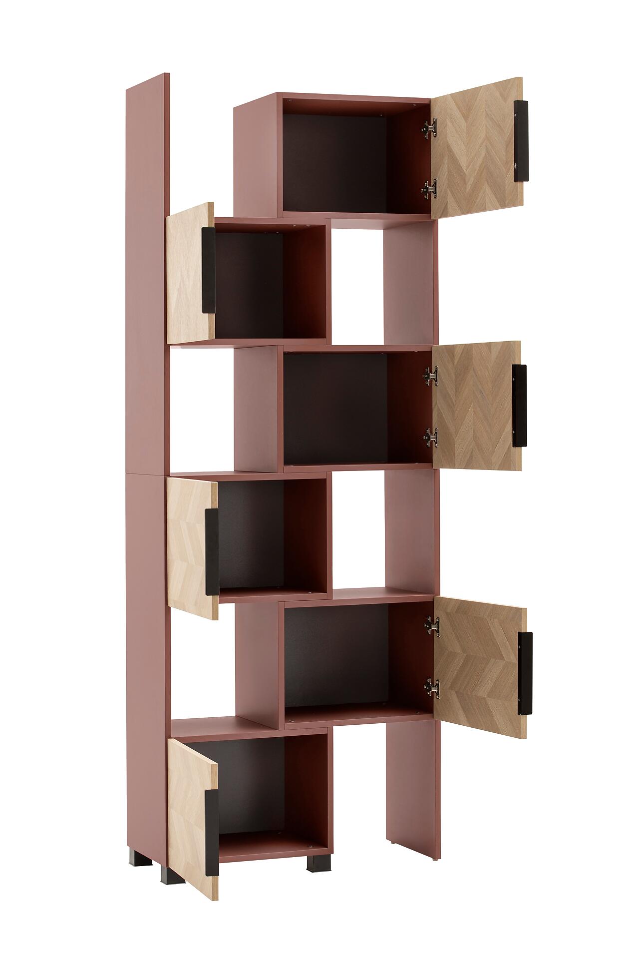 Regal Piazza mauve B/H/T: ca. 78x101,6x34,7 cm