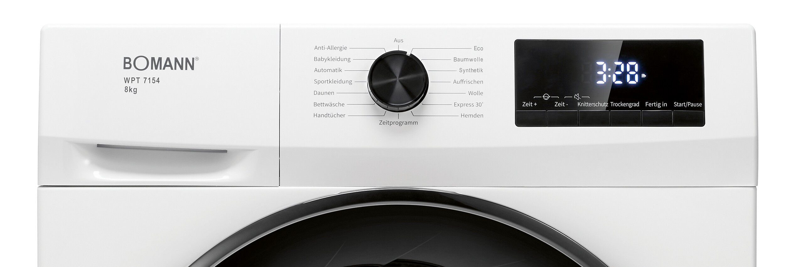 Bomann Wärmepumpentrockner WPT 7154 weiß B/H/T: ca. 59,5x84,5x58 cm ca. 8 kg