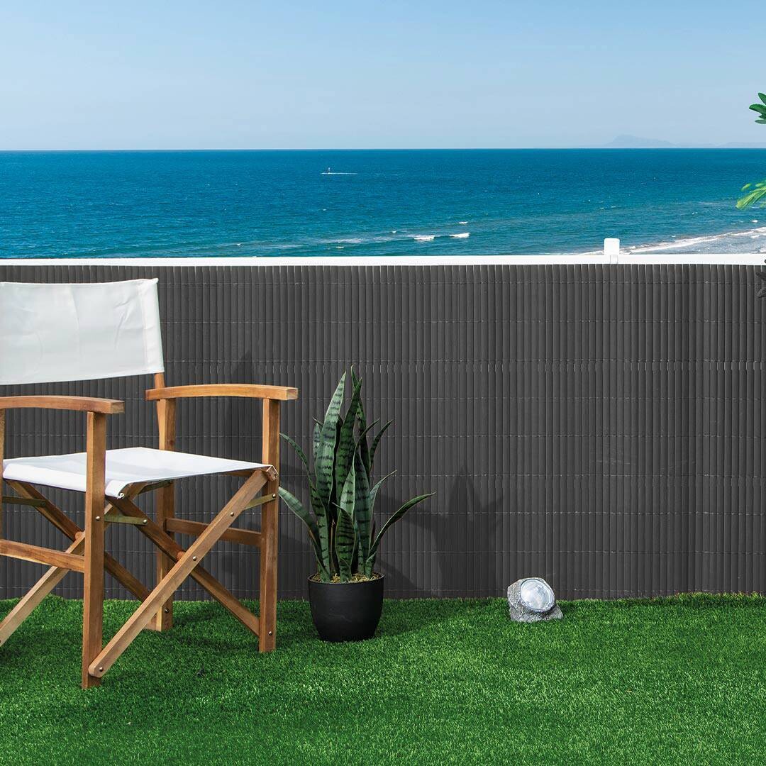 NORTENE Sichtschutz anthrazit PVC B/H/L: ca. 300x23x150 cm