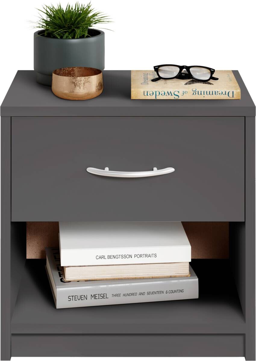 Nachtkonsole Pepe Graphit B/H/T: ca. 39x41x28 cm