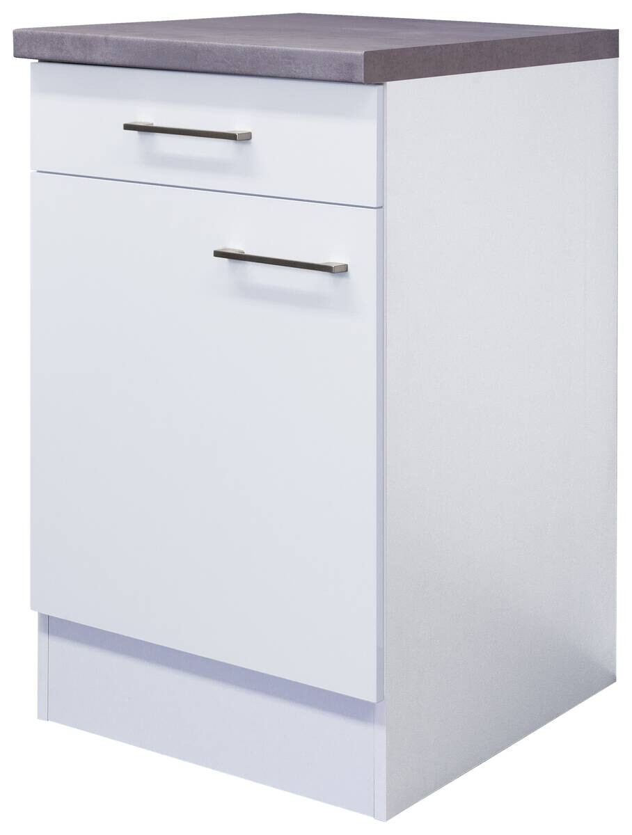 Unterschrank Vita weiß matt B/H/T: ca. 50x86x60 cm