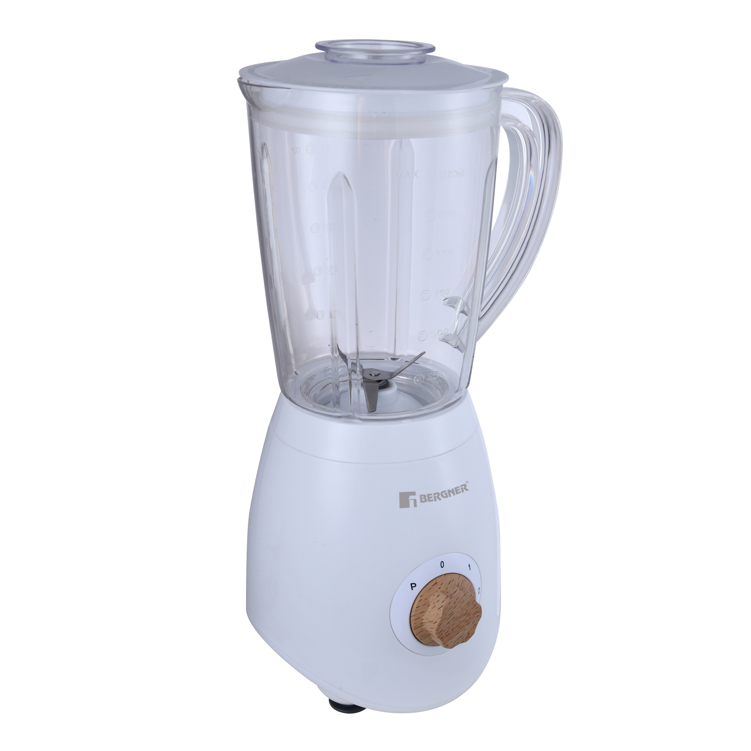 BERGNER Stabmixer weiß Edelstahl B/H/L: ca. 16x38x19 cm