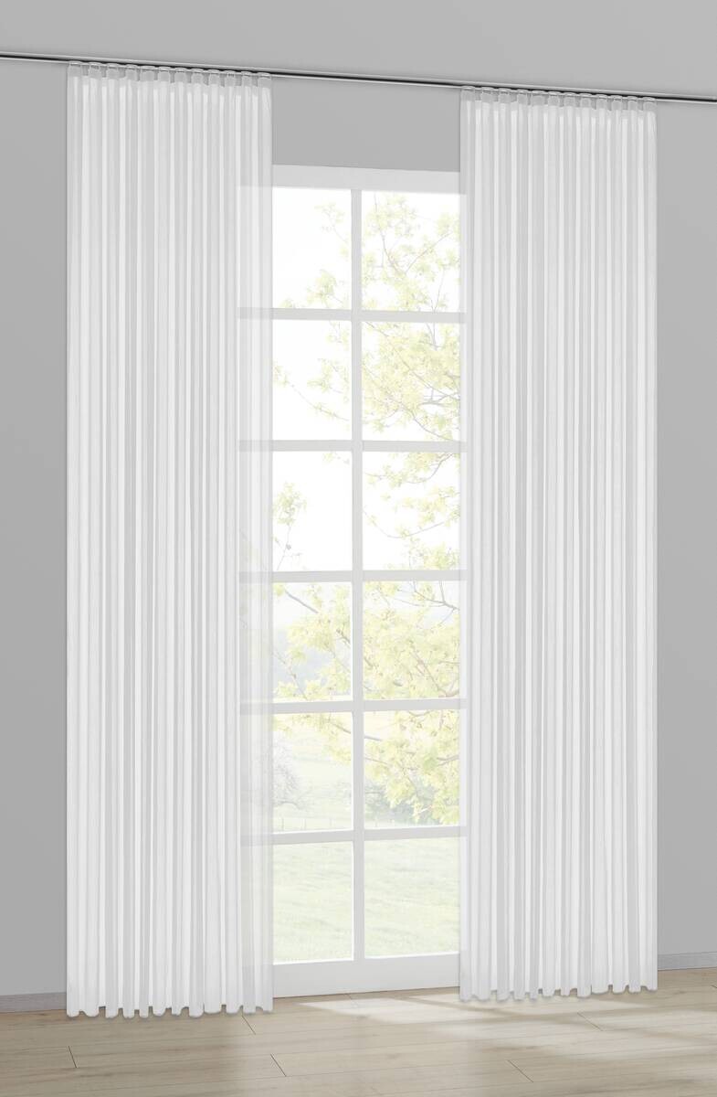 silver edition Fertigstore Carmen weiß B/L: ca. 245x300 cm