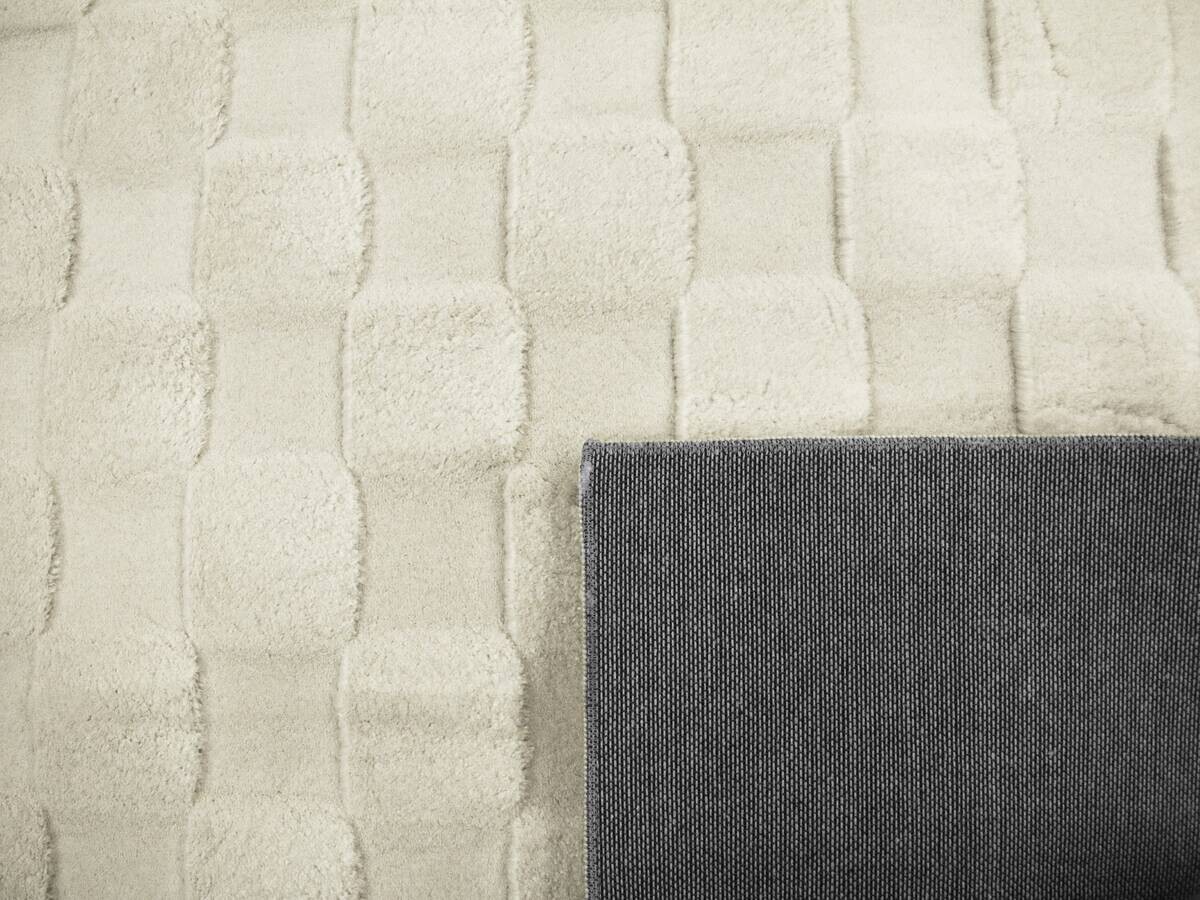 Teppich 3D Square beige B/L: ca. 80x150 cm