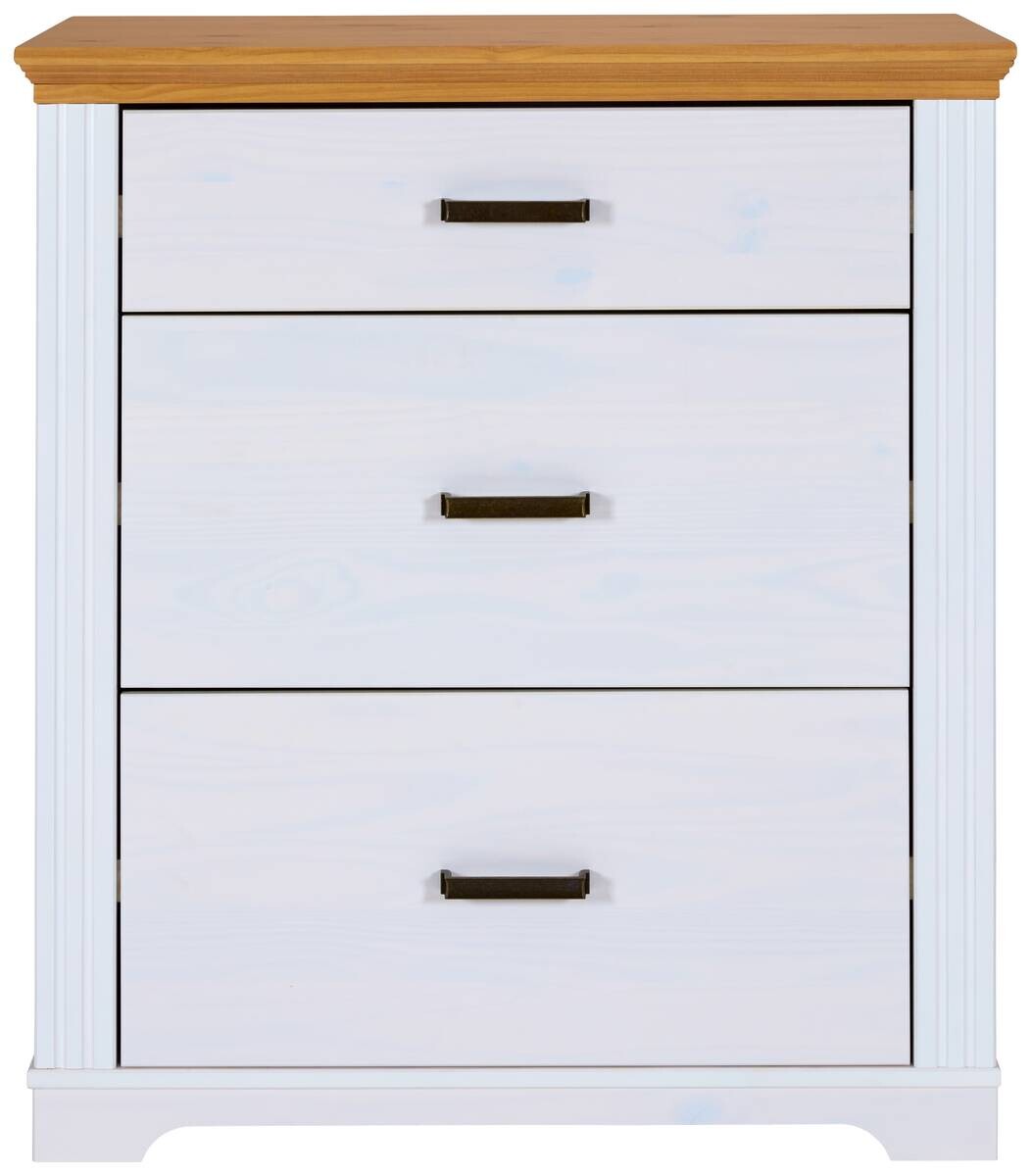 Kommode Maluno weiß lackiert B/H/L: ca. 48,3x104x93 cm