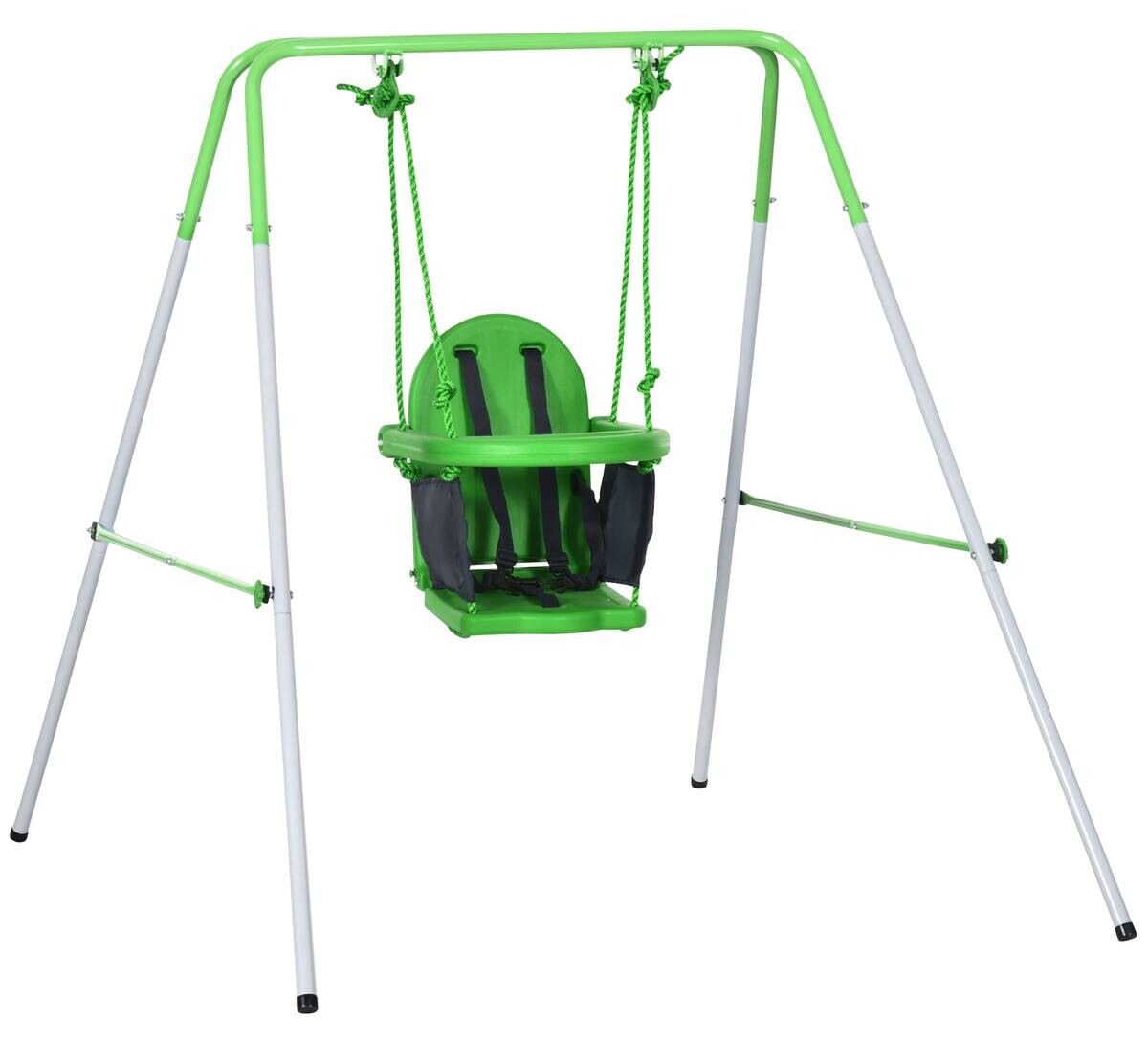 Outsunny Kinderschaukel grau B/H/L: ca. 146x122x122 cm