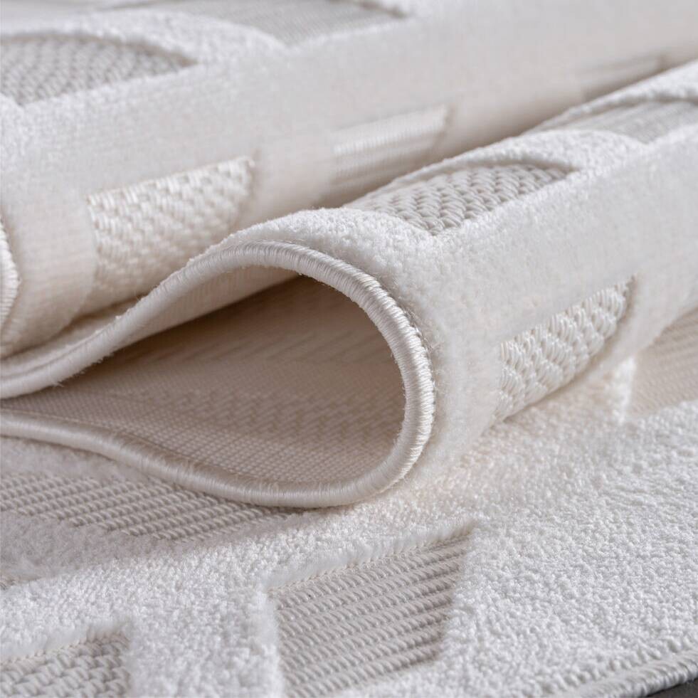 Ayyildiz Kurzflorteppich DOHA creme B/L: ca. 80x150 cm