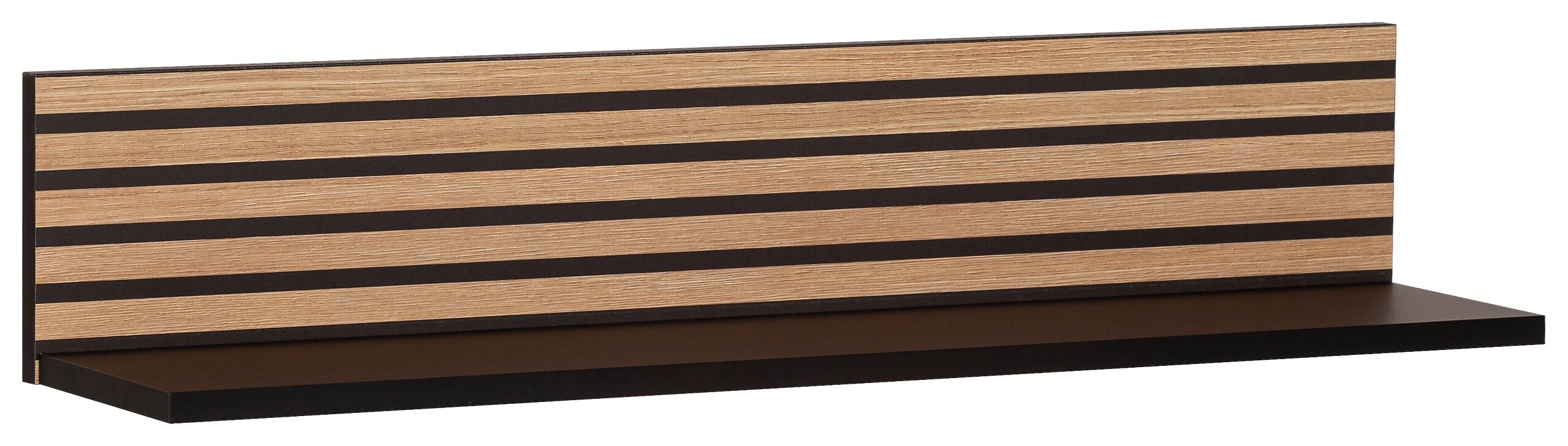 Regal Ekko schwarz matt B/H/T: ca. 80x15,7x17,3 cm