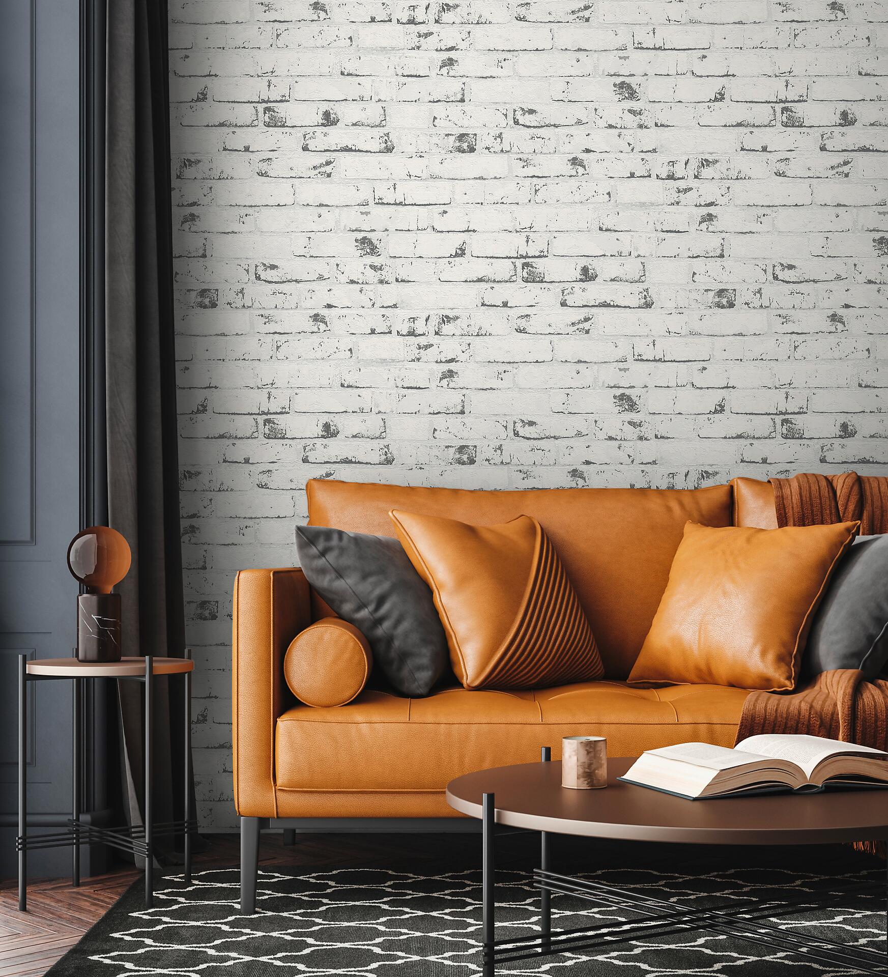 A.S.Creation Vliestapete Best of Wood`n Stone 2nd Edition Steine grau B/L: ca. 53x1005 cm