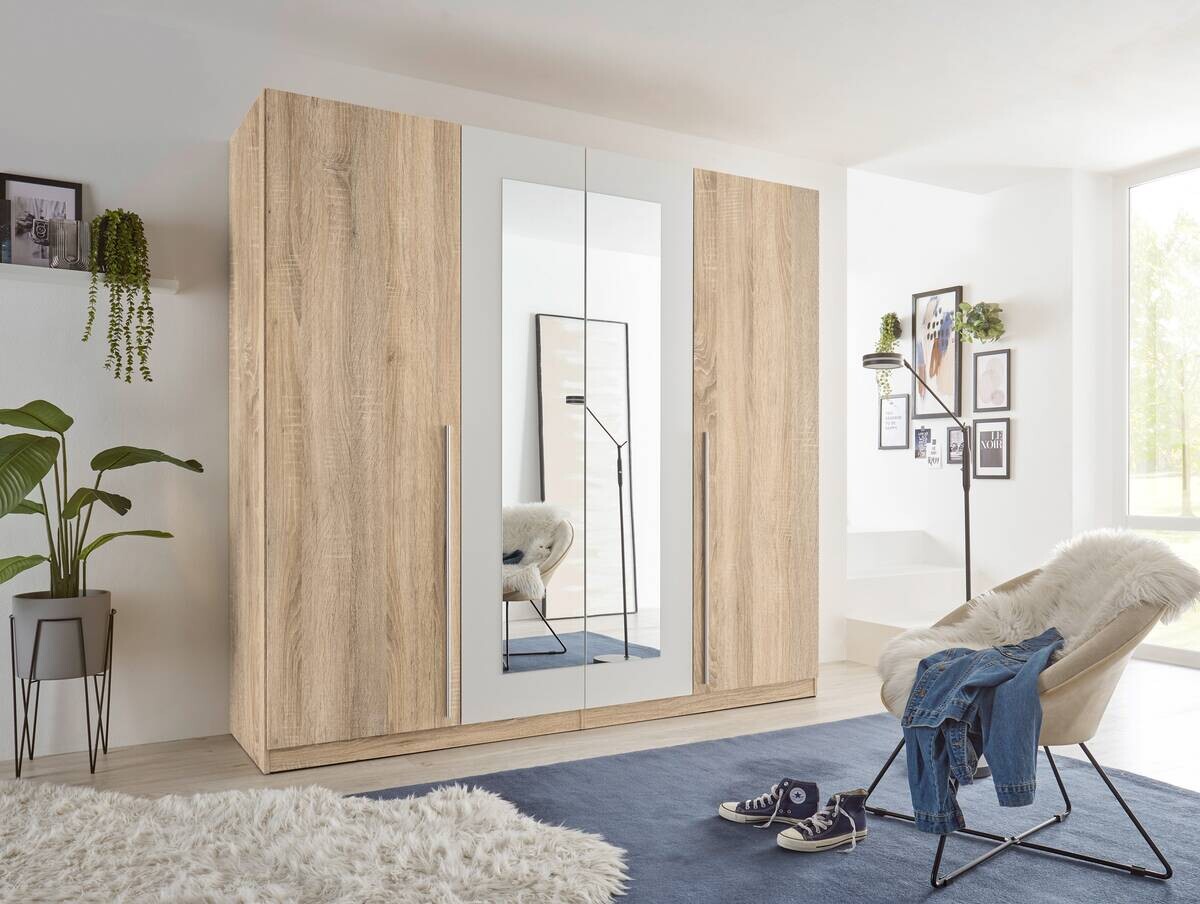 Kleiderschrank Cano Eiche San-Remo Nachbildung B/H/T: ca. 228x213x62 cm