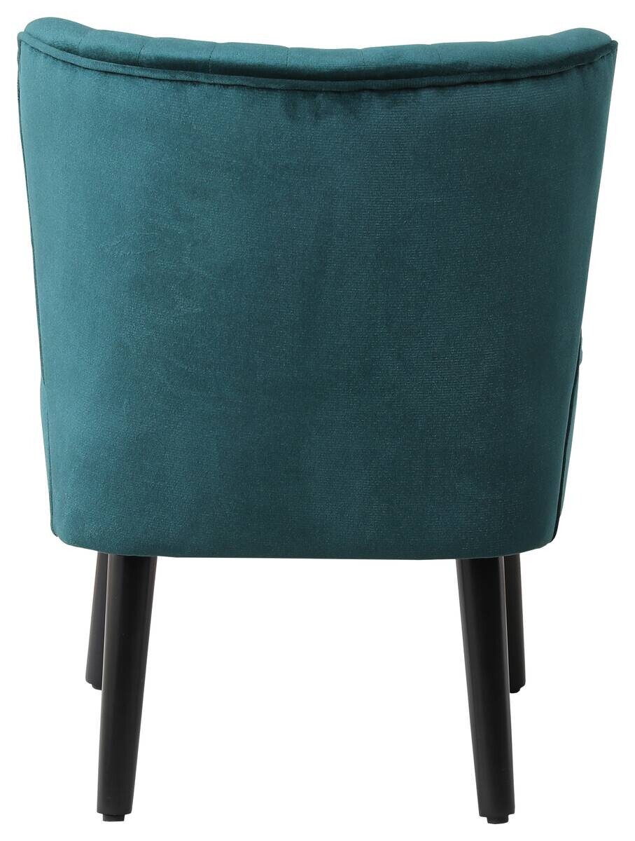 Sessel Emily grün Microfaser B/H/T: ca. 57x76x72 cm