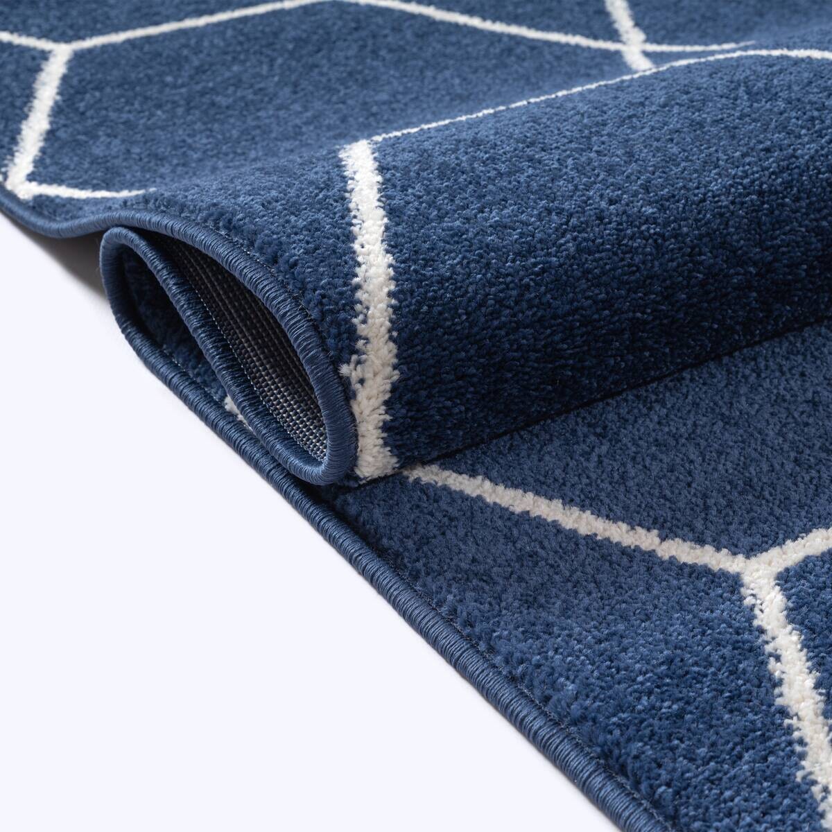 Sanat Teppich Trellis marine B/L: ca. 80x150 cm