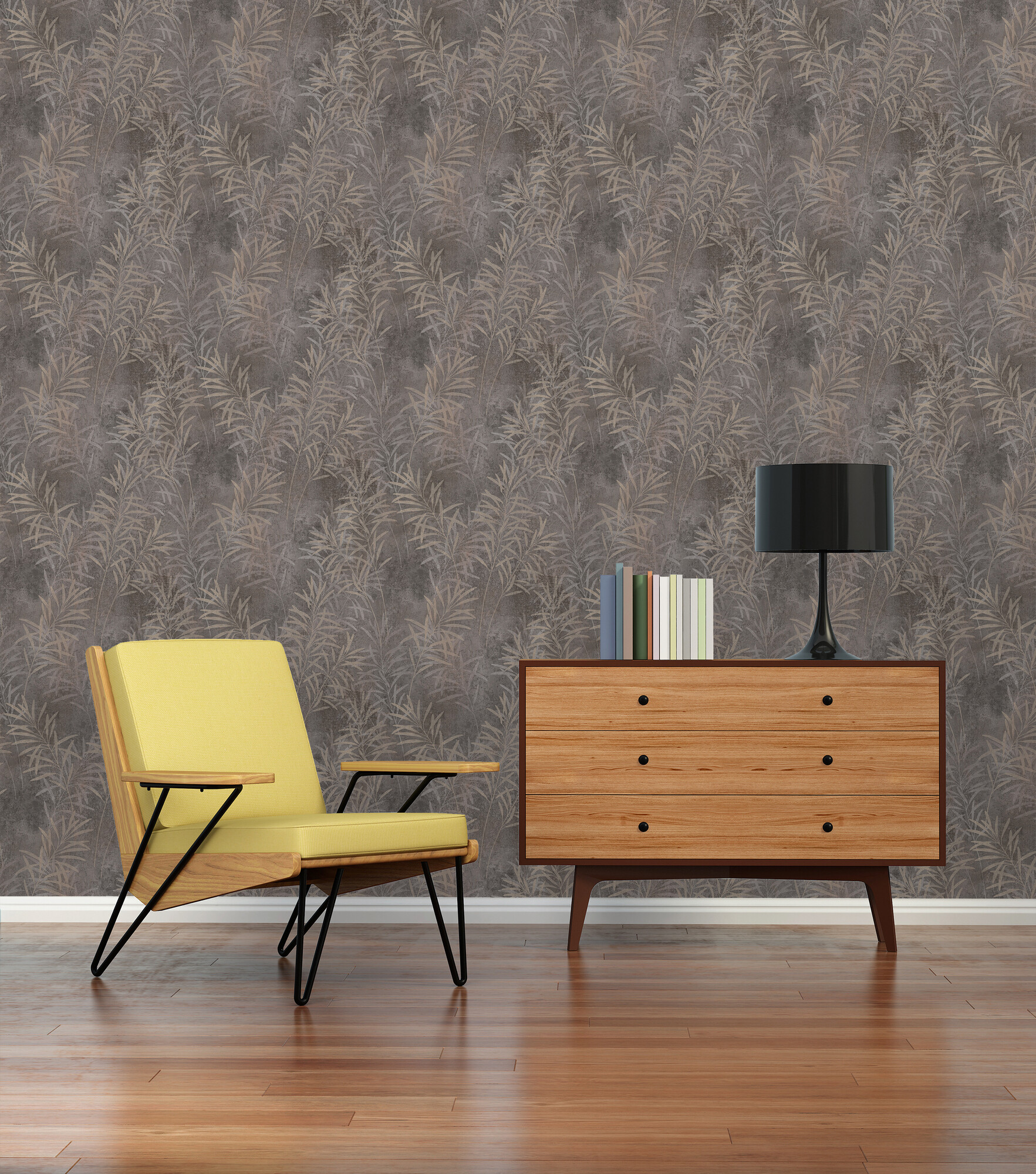 A.S.Creation Vliestapete silber beige B/H/D: ca. 53x1005x8,5 cm